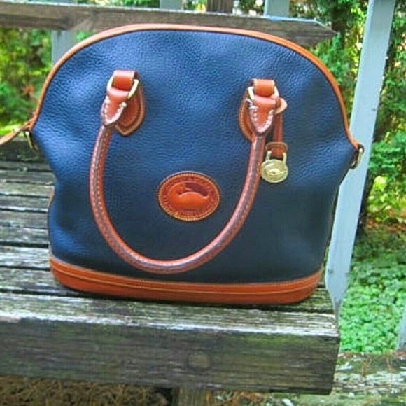 Vtg Dooney & Bourkwe R05 Norfolk case satchel AWL - Picture 3 of 14